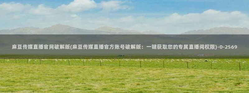 麻豆剧情标题